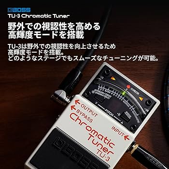 ギター TU-3 Amazon.com: BOSS TU-3 Chromatic Floor Tuner for Guitar and